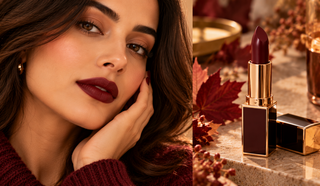 Deep burgundy