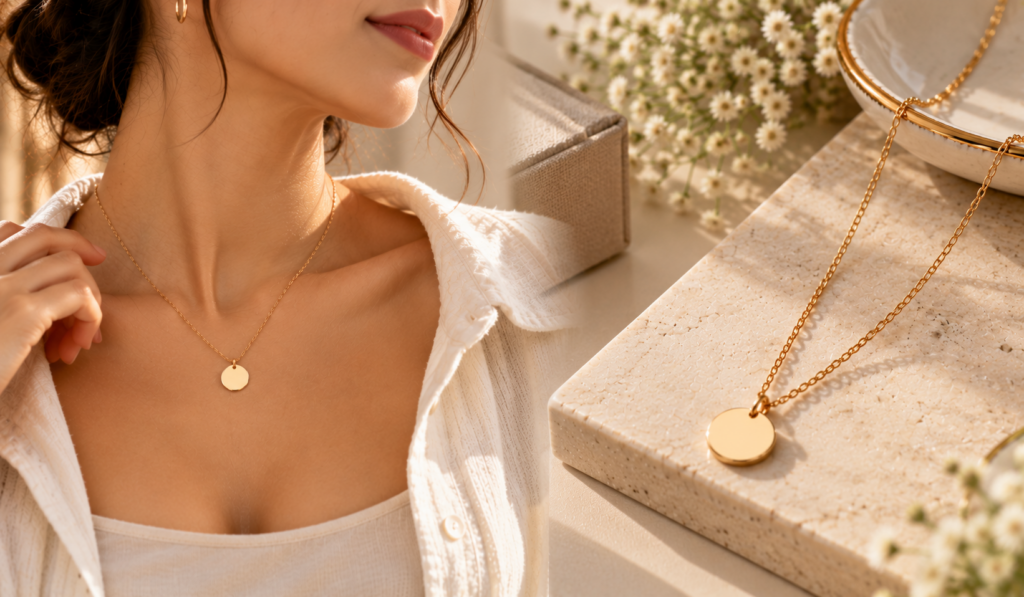 Fine chain necklace