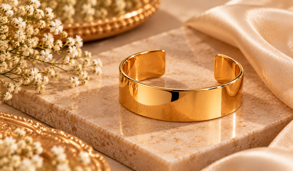 Gold Cuff Bracelet